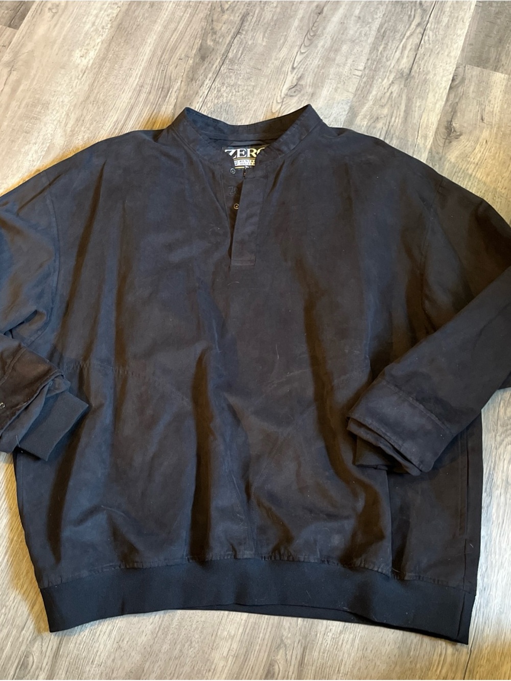 ZeroXposur Black Pull-Over Windbreaker XXL